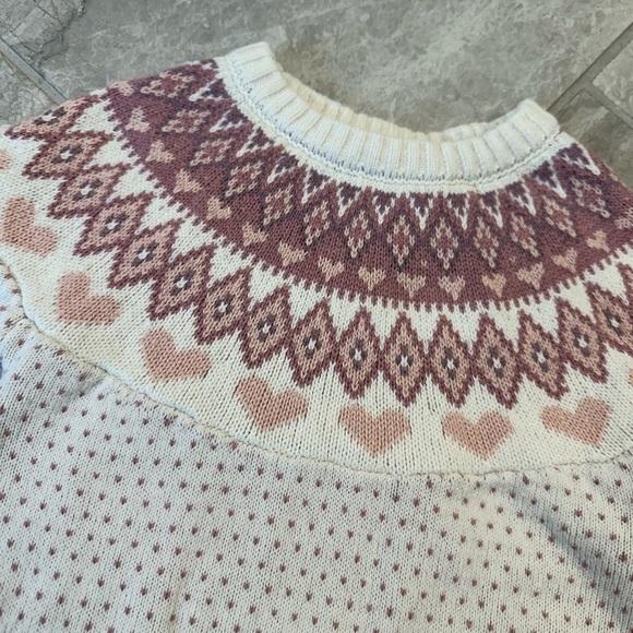 Girls Cynthia Rowley fair isle patterned sweater dress - Picture 3 of 6